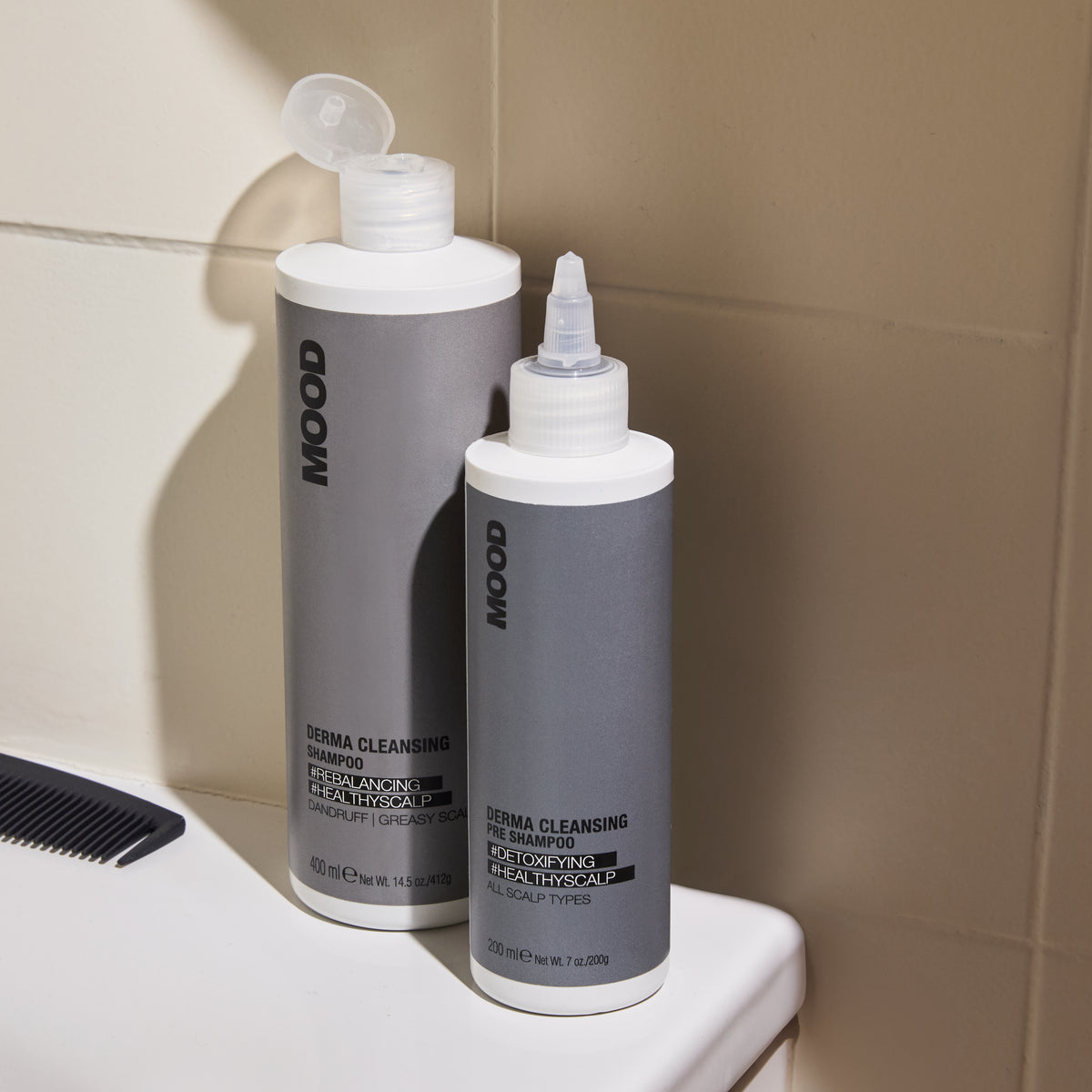 MOOD Derma Cleansing Pre Shampoo en Shampoo